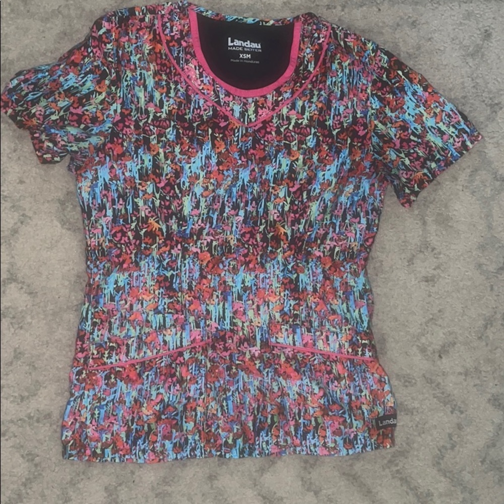 Landau XSM scrub top